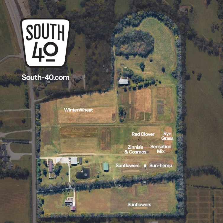 South 40 Bloom Map