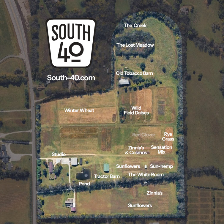 South 40 Bloom Map